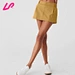 Add a pop of color to your wardrobe with our yellow mini skirt.